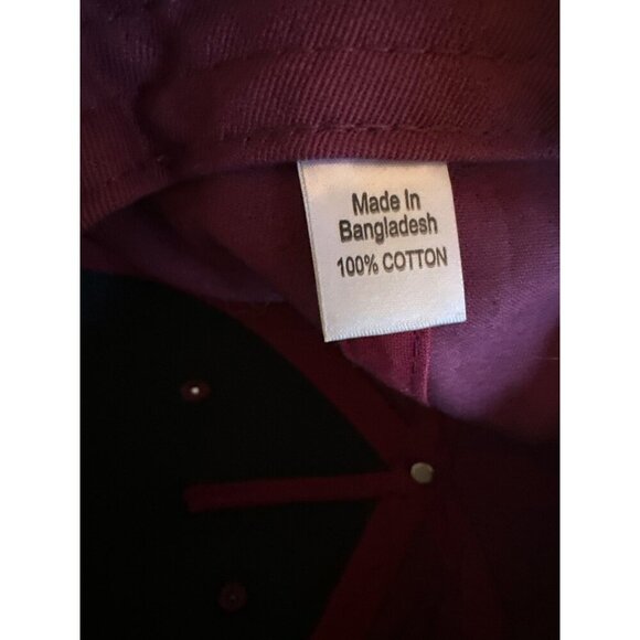 Deschutes Brewery Maroon Snapback Hat 100% Cotton "It Comes With The Territory" - Picture 6 of 6